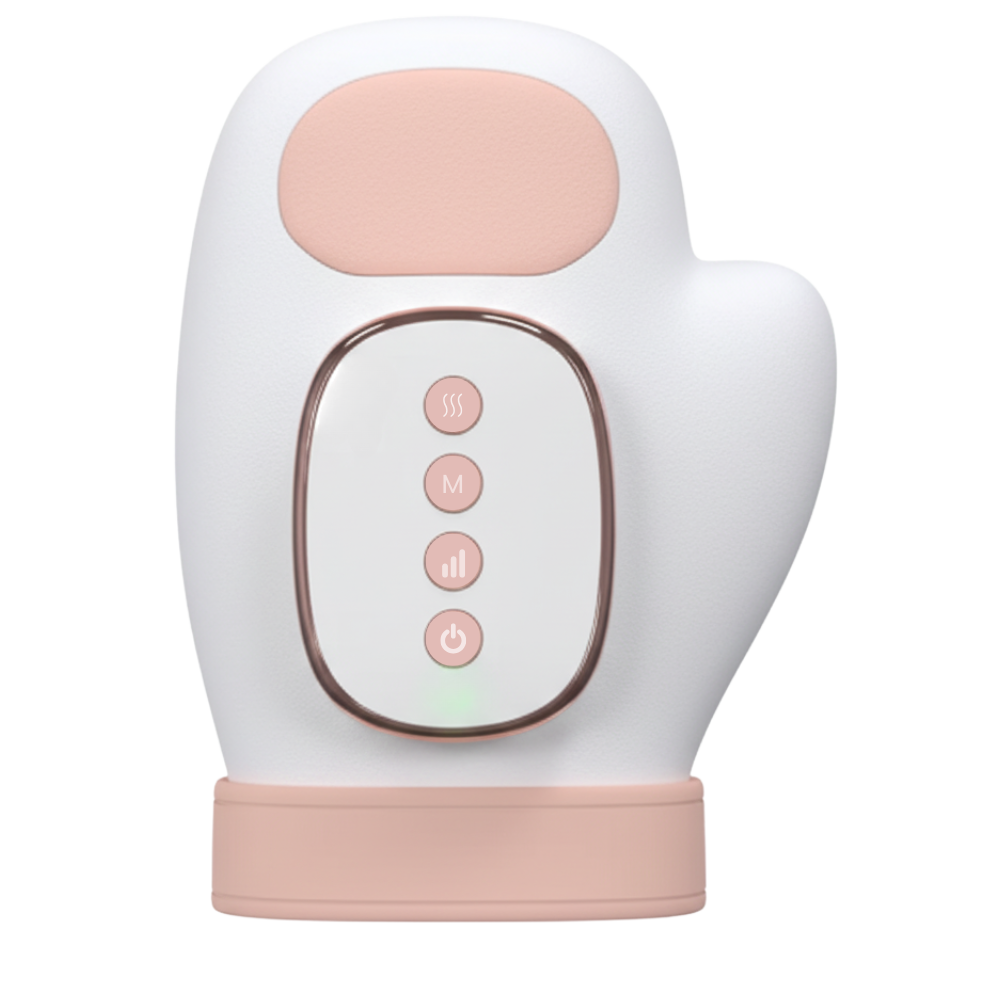 Massasjehanske med Varmekompresjon -Rosa - Ozerty