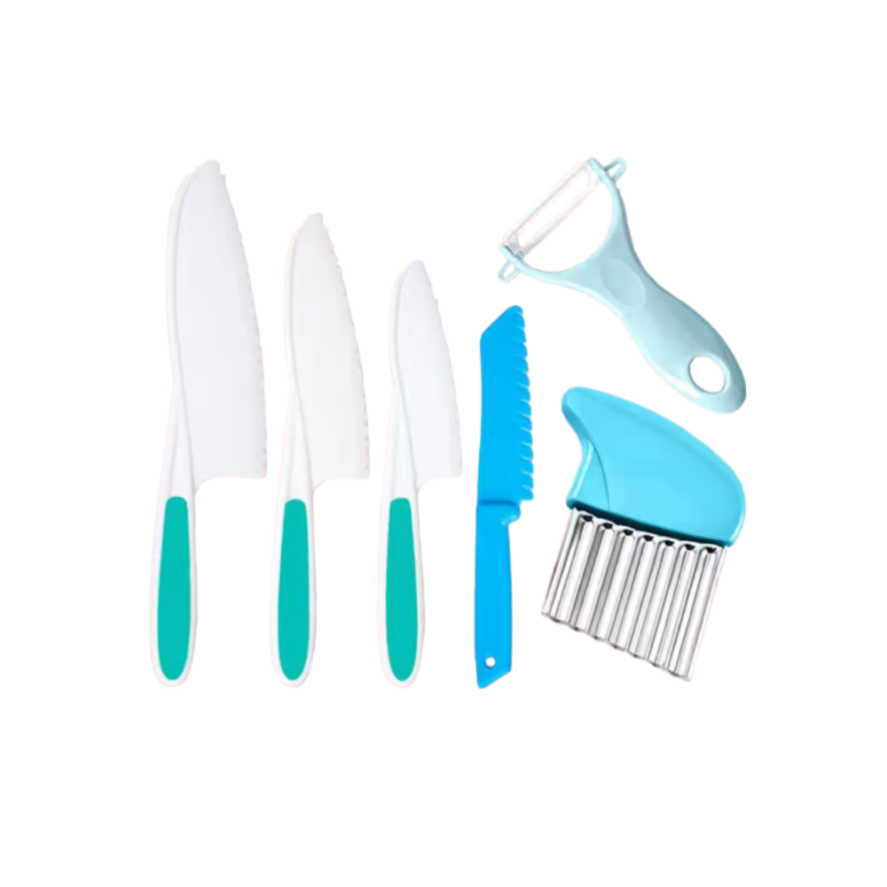 Barnevennlig Kjøkkenlekesett -Blå - Ozerty