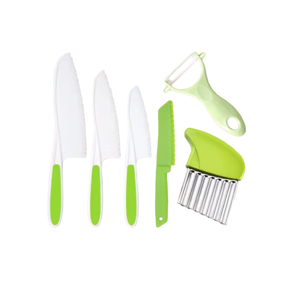 Barnevennlig Kjøkkenlekesett -Grønn - Ozerty