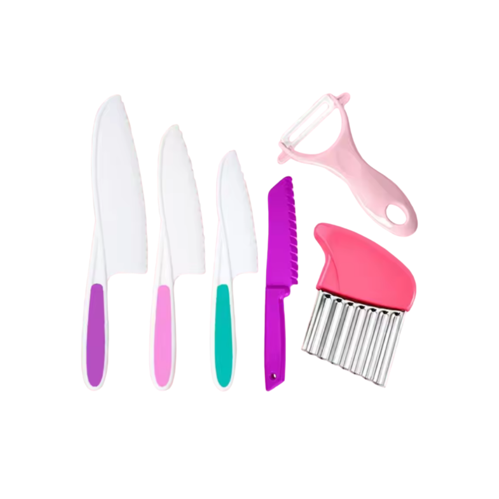 Barnevennlig Kjøkkenlekesett -Lilla - Ozerty