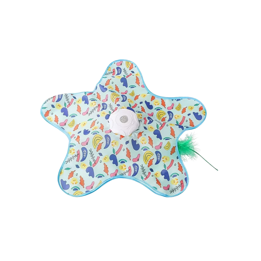 Fjær-leke til Kattunger -Grønn - Ozerty