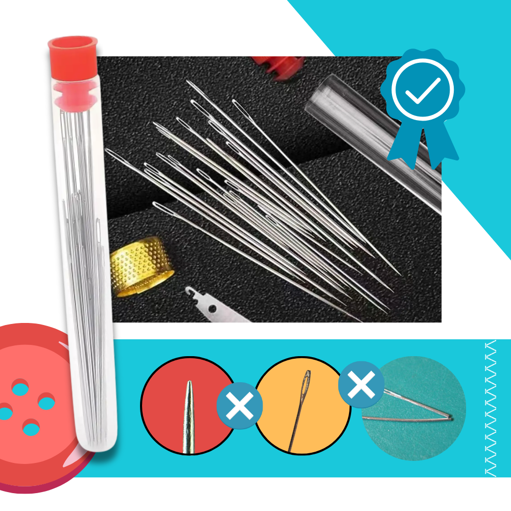 Broderinålsett Med Store Synåler - Ozerty