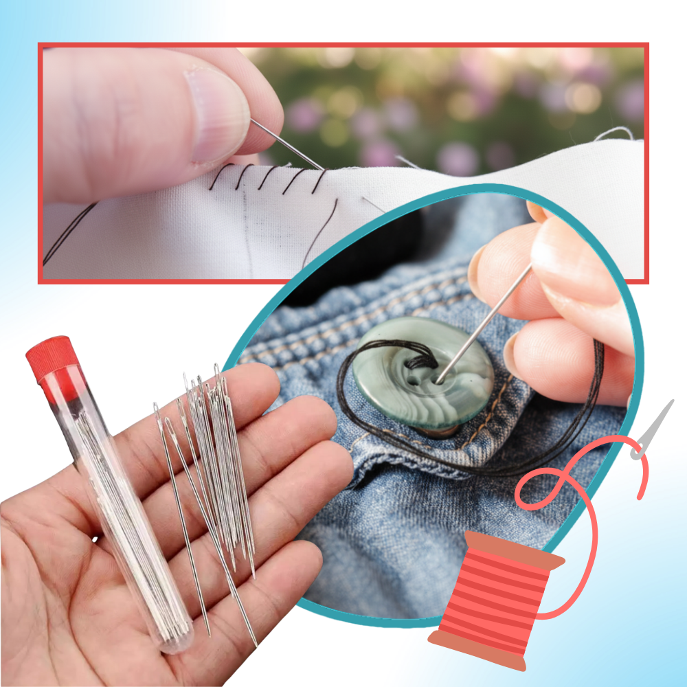 Broderinålsett Med Store Synåler - Ozerty