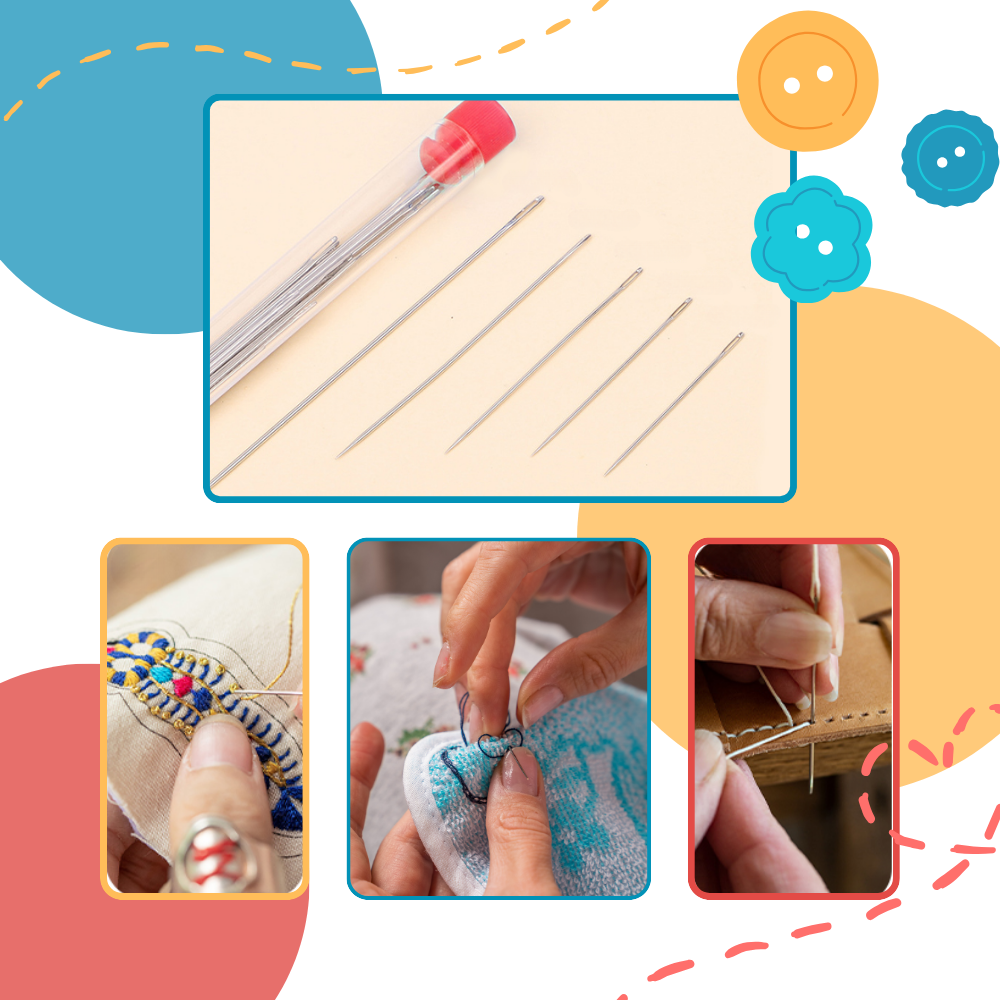 Broderinålsett Med Store Synåler - Ozerty