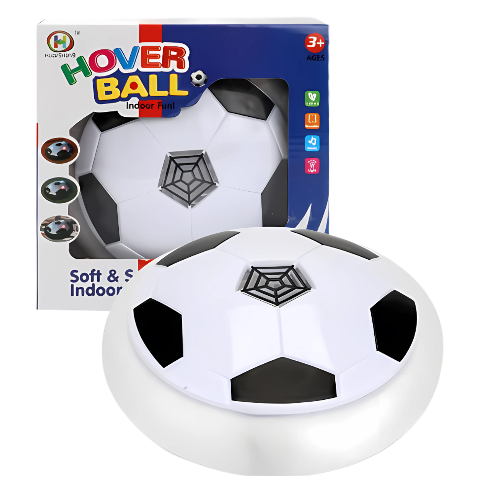 Hover Ball med LED-Lys -Hvit - Ozerty