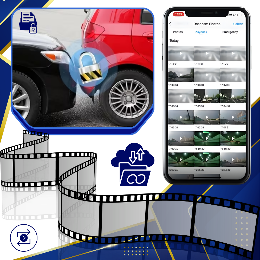 Dasbordkamera Med Nattesyn Og Loop-opptak - Ozerty