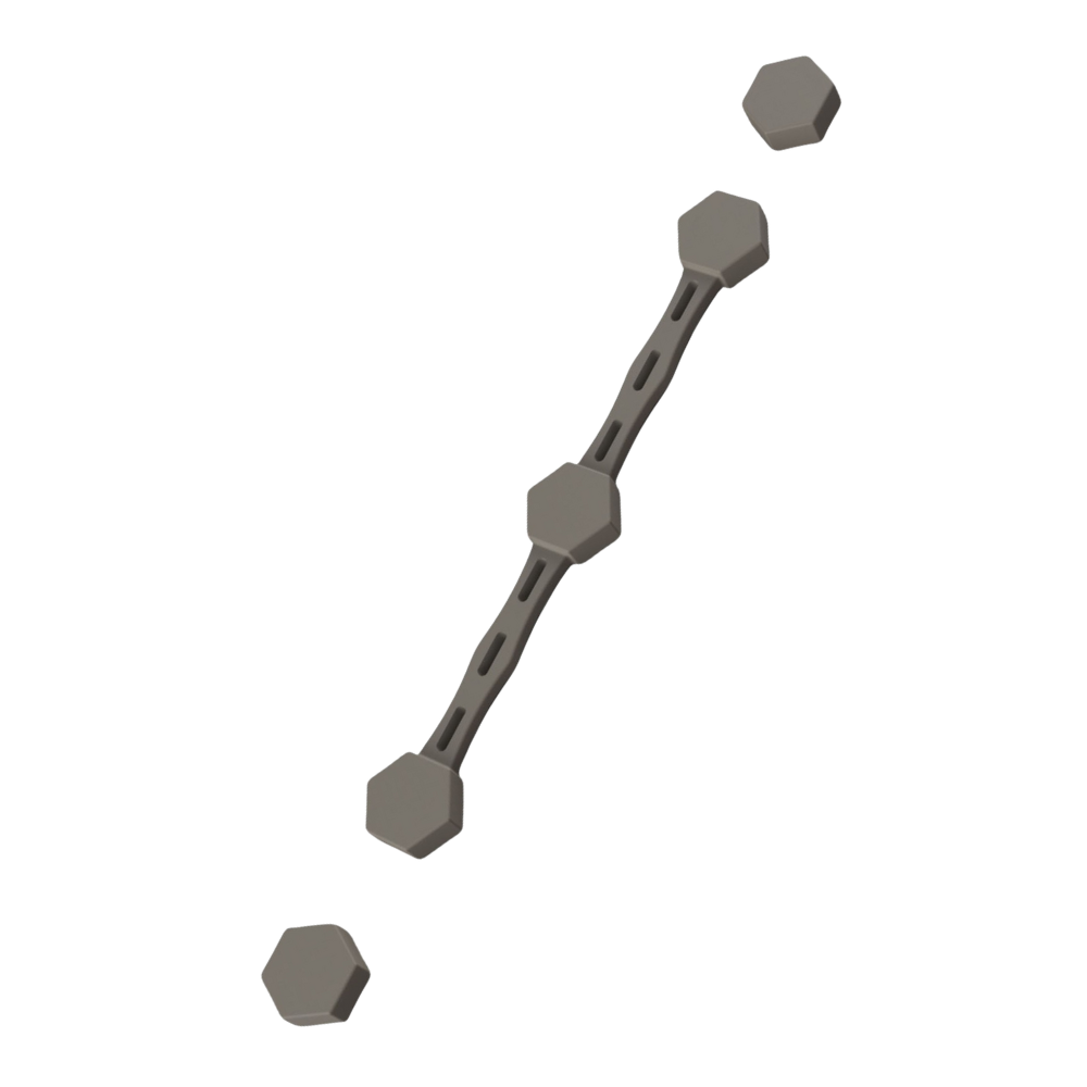 Magnetisk Bakepapirspenne til Airfryer -Grå - Ozerty