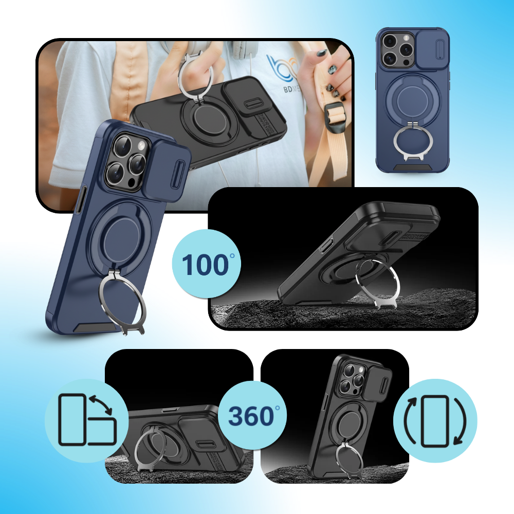 Magnetisk Utrustnet iPhone-Etui - Ozerty