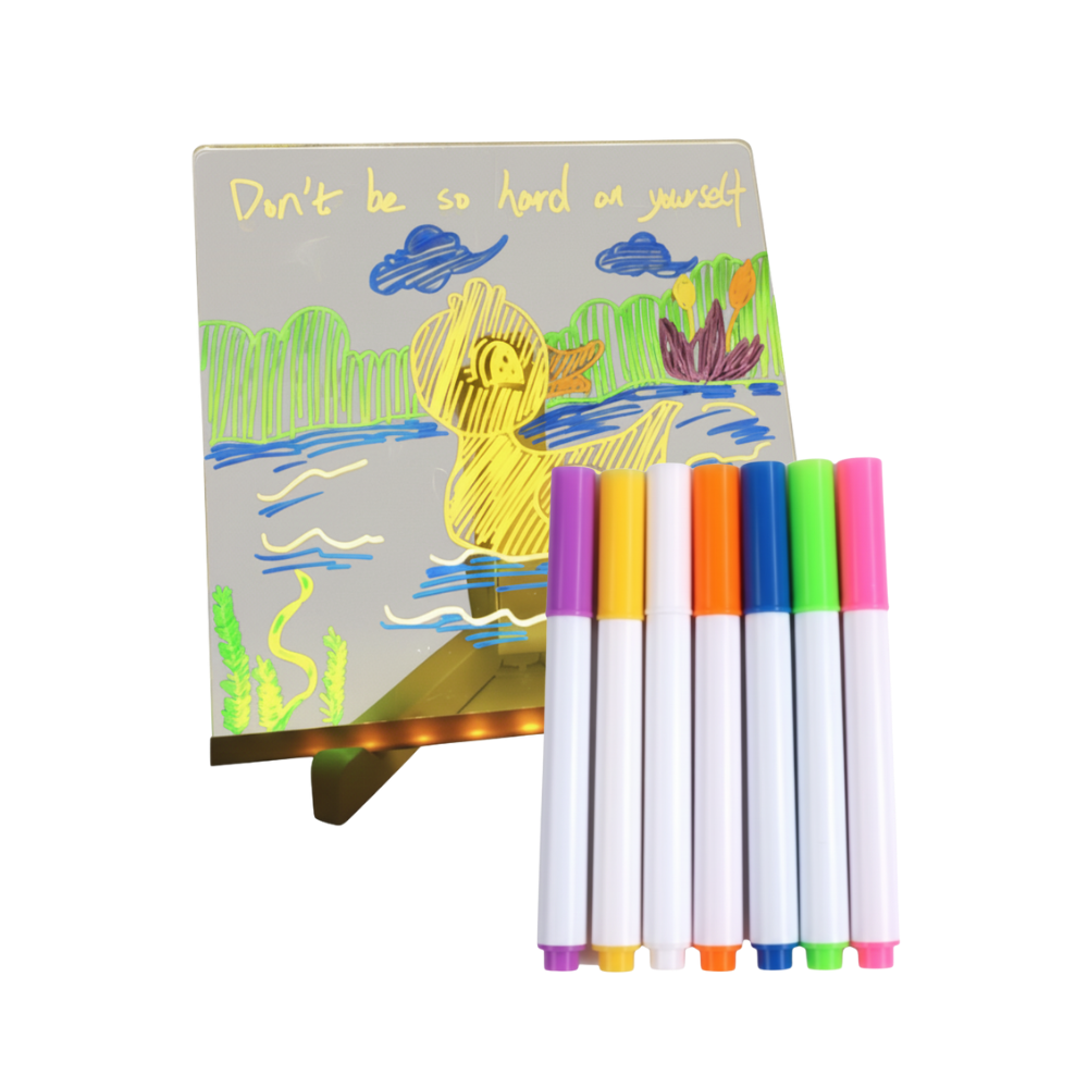 Fascinerende LED-Notatbrett -20 x 20 cm - Ozerty