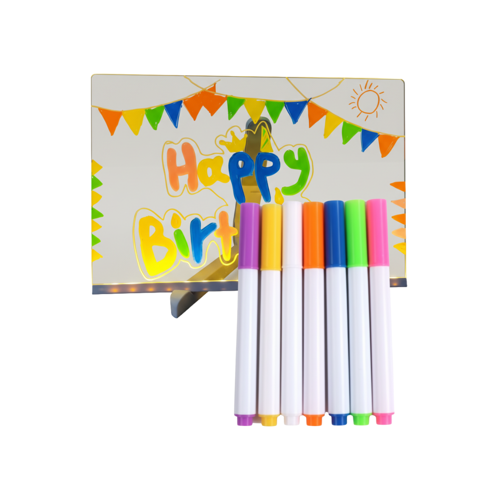 Fascinerende LED-Notatbrett -30 x 20 cm - Ozerty