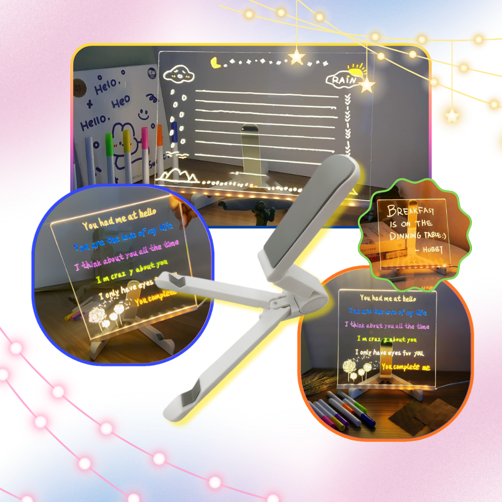 Fascinerende LED-Notatbrett - Ozerty