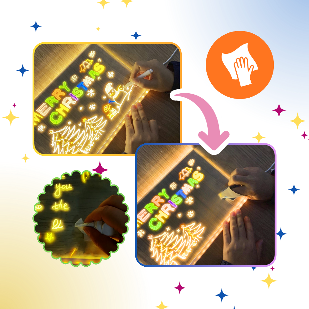 Fascinerende LED-Notatbrett - Ozerty