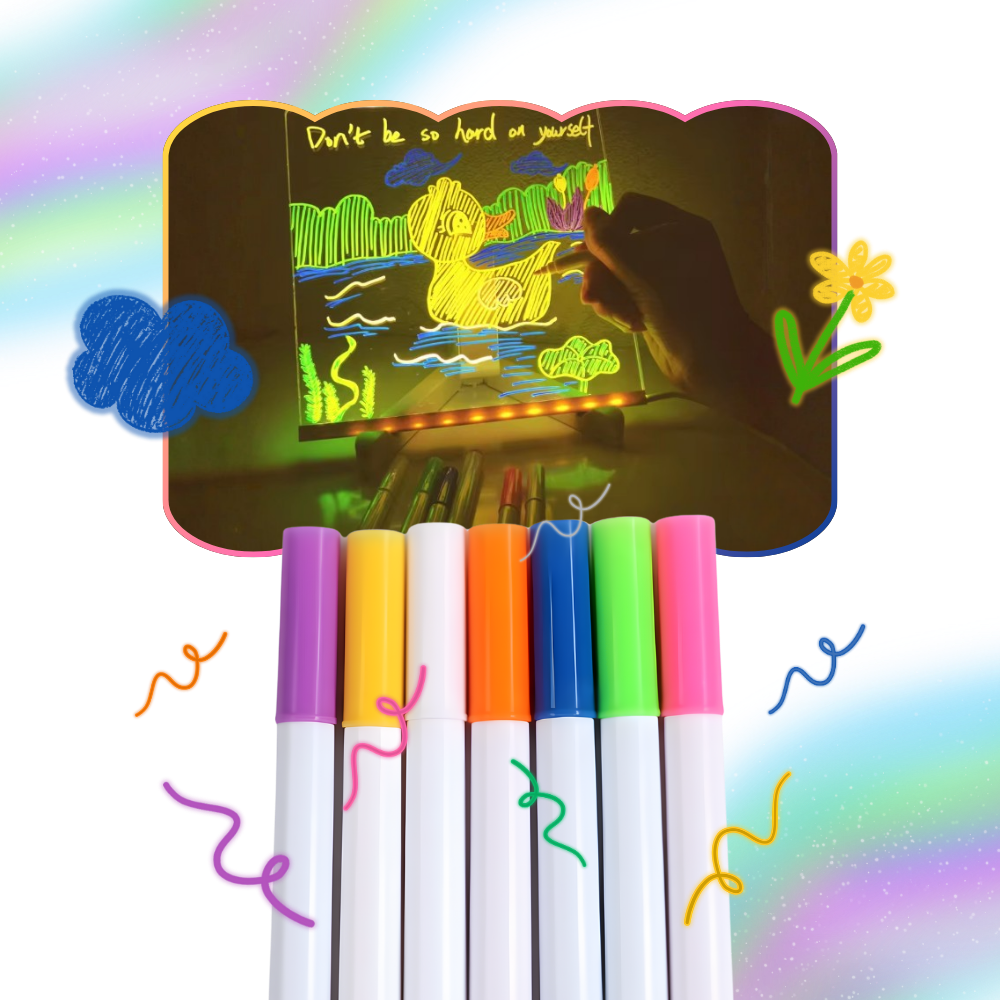 Fascinerende LED-Notatbrett - Ozerty