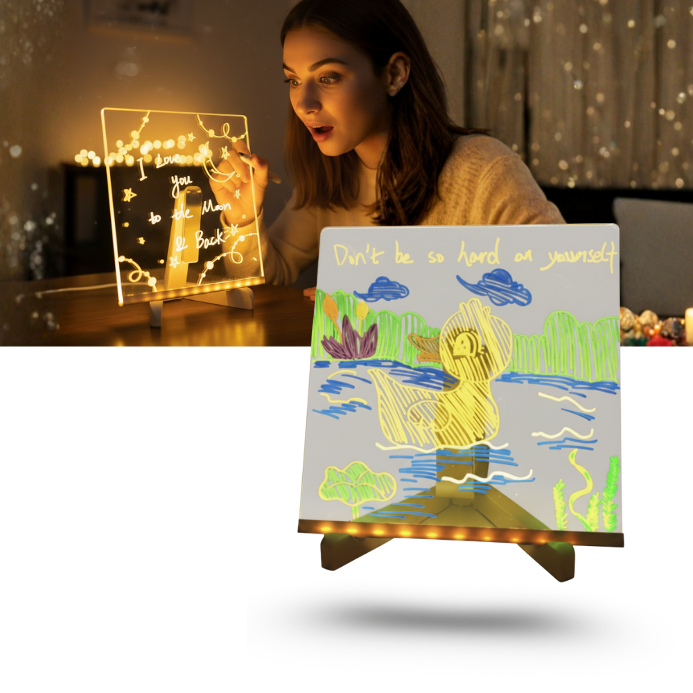 Fascinerende LED-Notatbrett - Ozerty