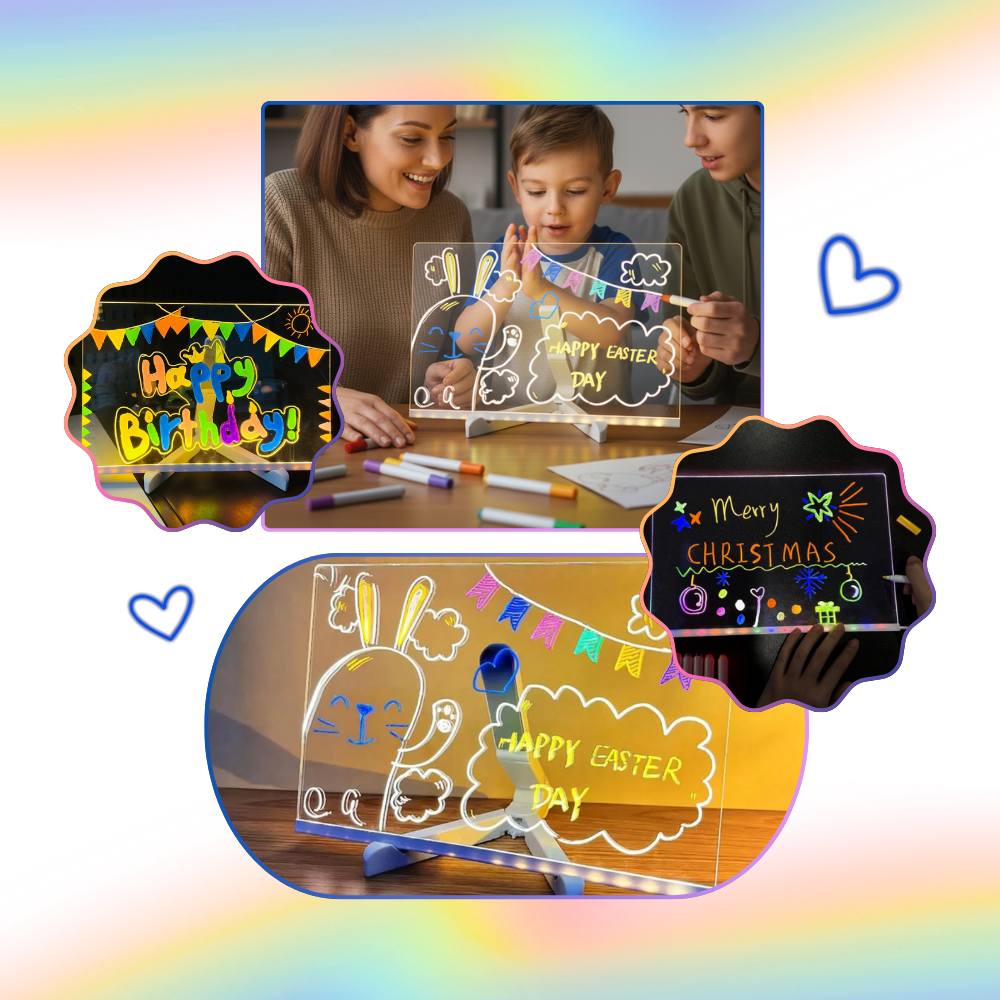 Fascinerende LED-Notatbrett - Ozerty