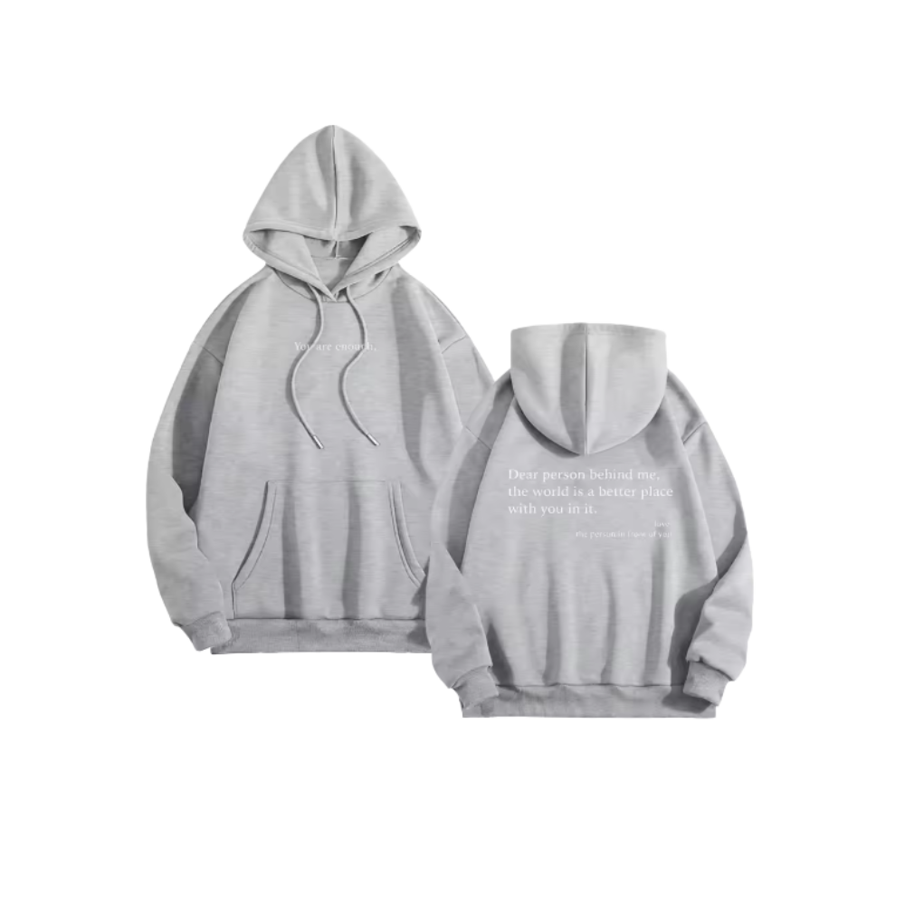 Motiverende Loose Women-Hettegenser -Lysegrå - Ozerty