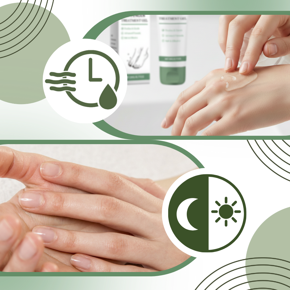 Neglerevitaliserende og Fuktighetsgivende Gel - Ozerty