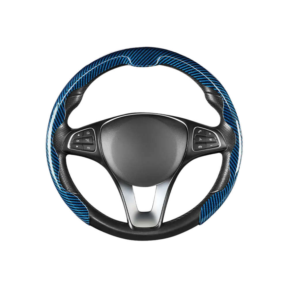 Sklisikkert Rattdeksel -Blå - Ozerty