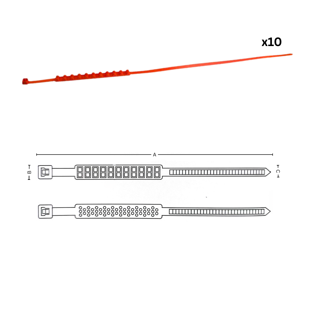 Nylon-Snøfeste til Dekk - Ozerty