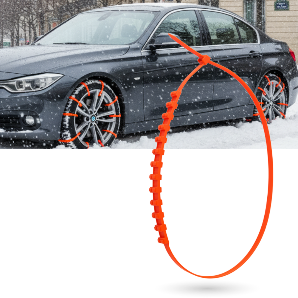 Nylon-Snøfeste til Dekk - Ozerty