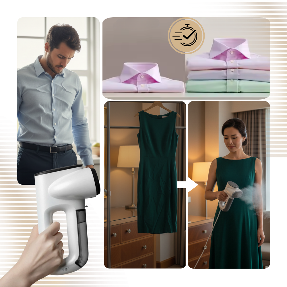 Bærbar Vakuum-Klesdamper - Ozerty