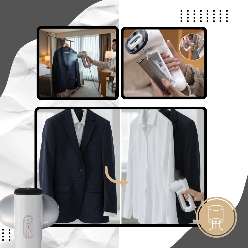 Bærbar Vakuum-Klesdamper - Ozerty