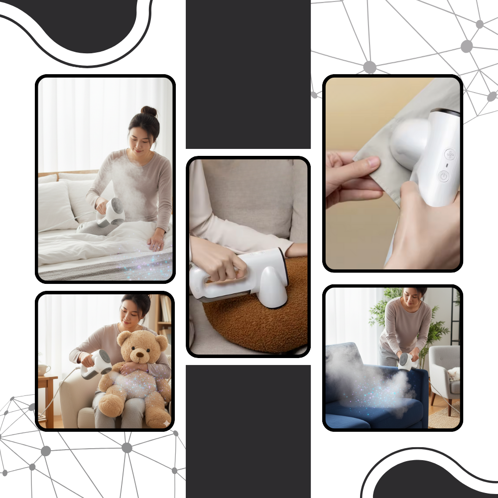 Bærbar Vakuum-Klesdamper - Ozerty