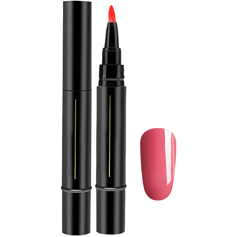 Hurtigtørkende Neglelakkpen -Ferskenrosa - Ozerty