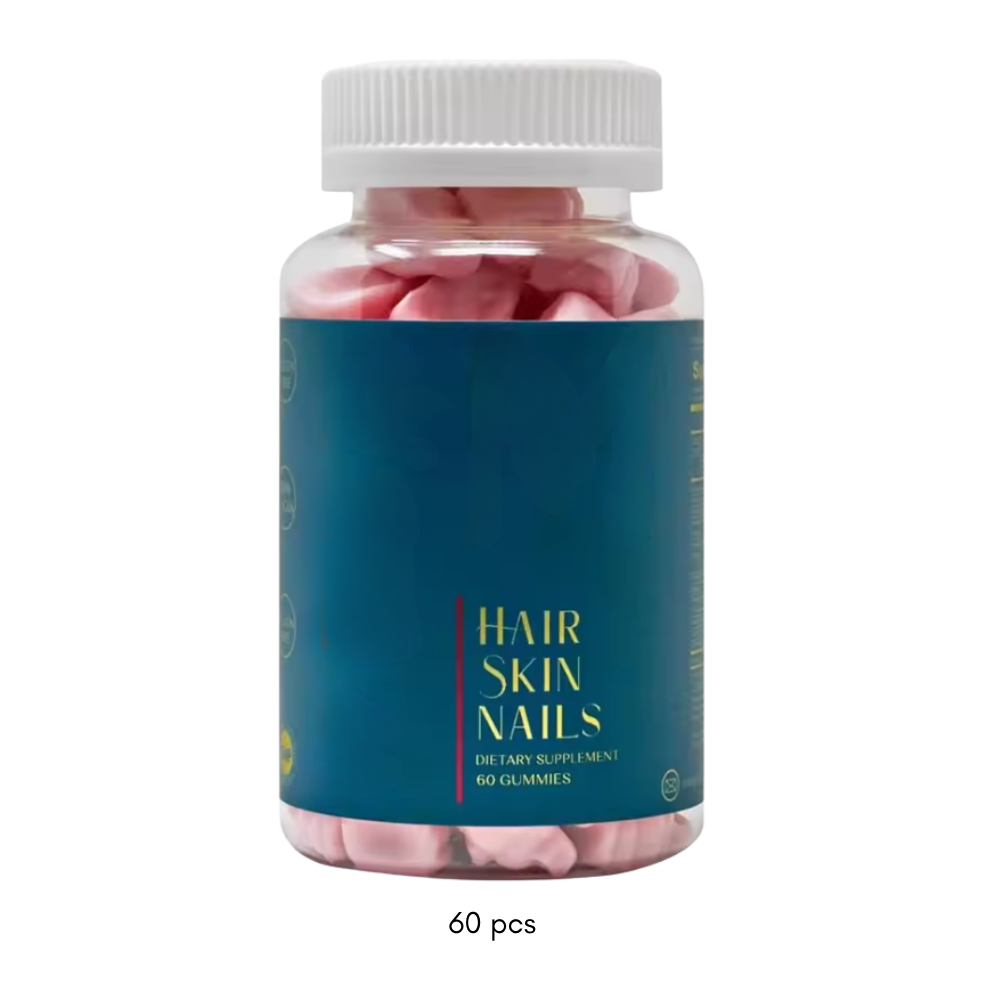 Biotin Vitaminvingummi med Bringebærsmak - Ozerty