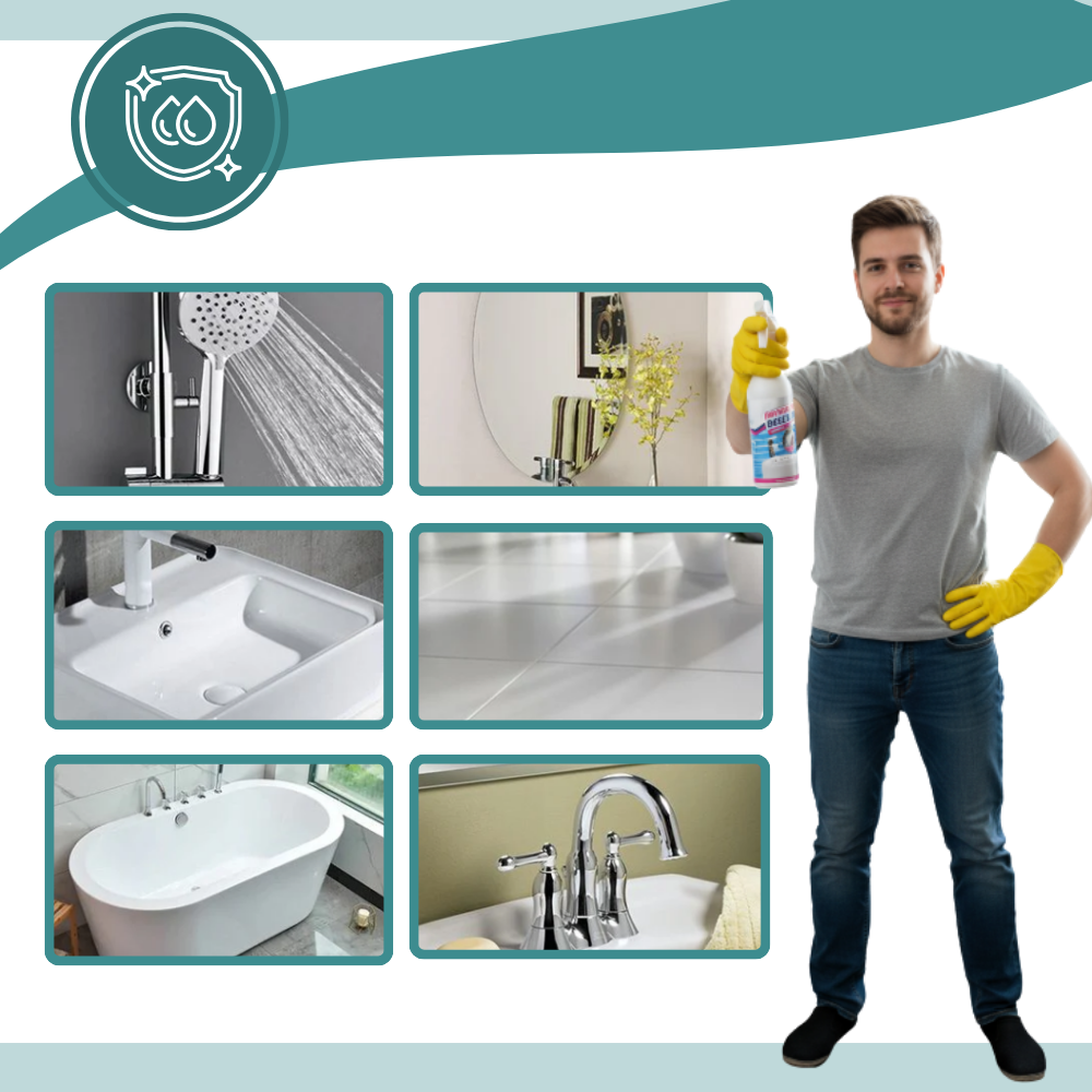 Forfriskende, Dyprengjørende Avkalkingsmiddel Til Badet - Ozerty