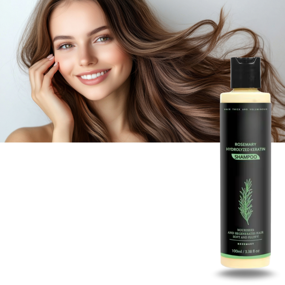 Shampoo & Balsam med Rosmarin og Keratin - Ozerty