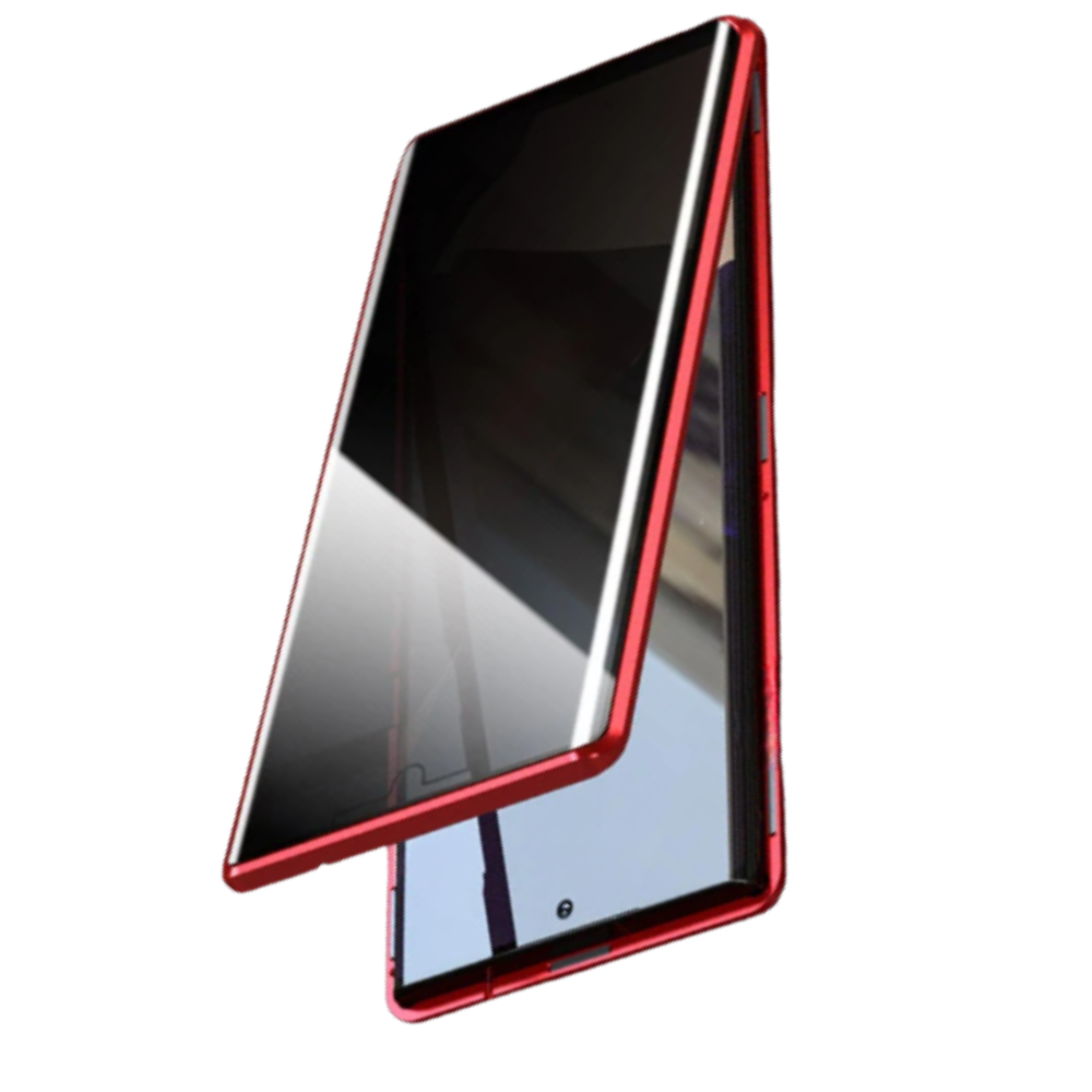 Samsung-Telefonetui og Personvernsglass -Rød - Ozerty