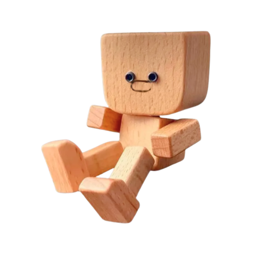 Ristende, Særegen Boblehode-Figur -Mildt Smil - Ozerty