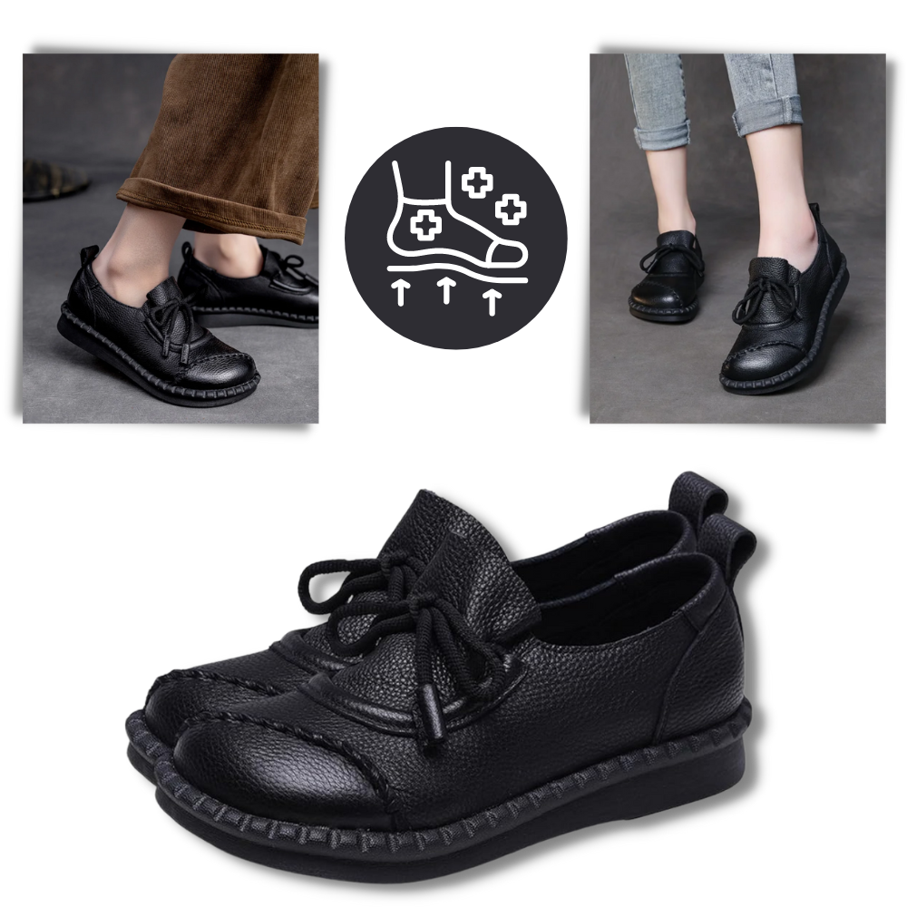 Støtabsorberende loafers med tjukk såle

 - Ozerty