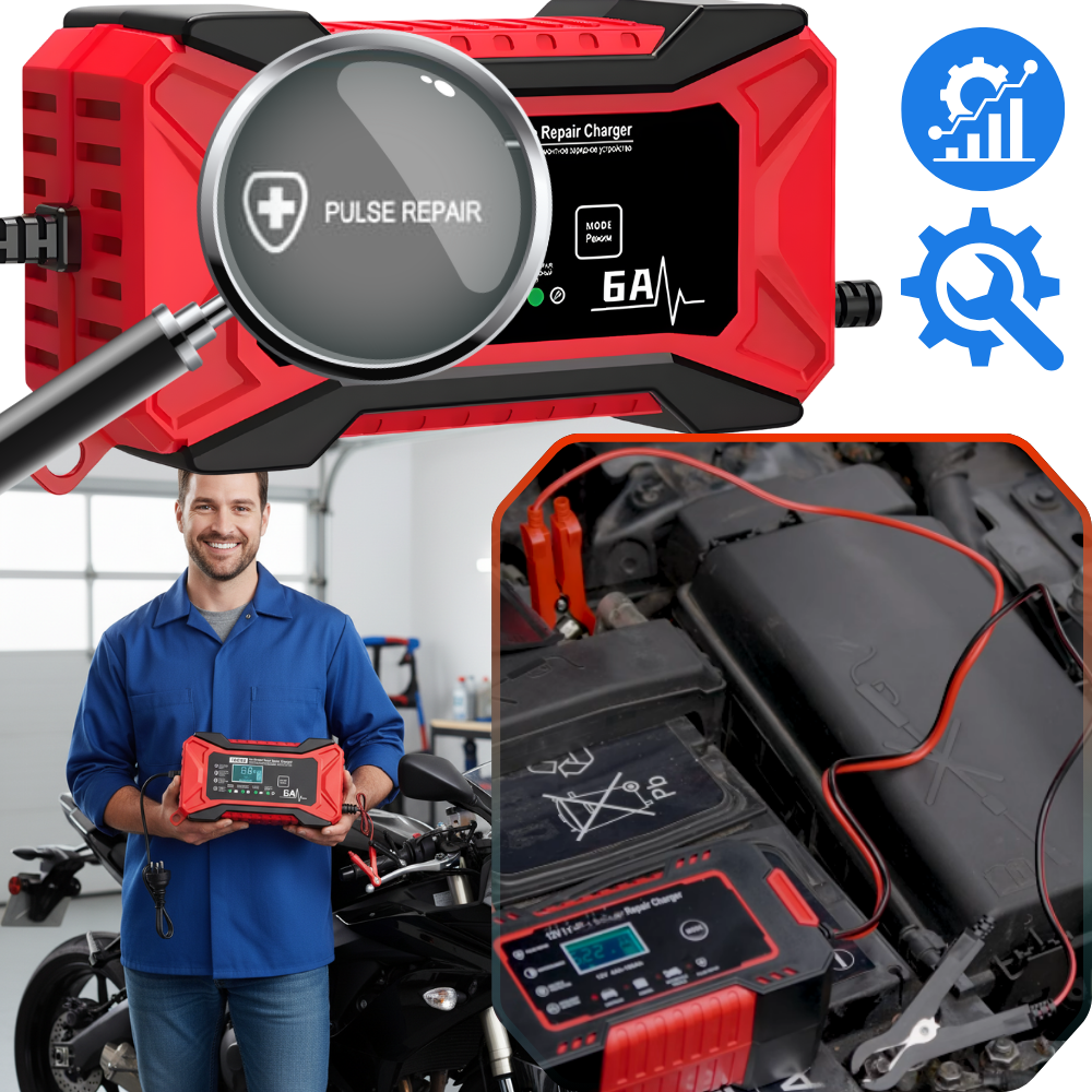 Smart 12V Batterilader - Ozerty