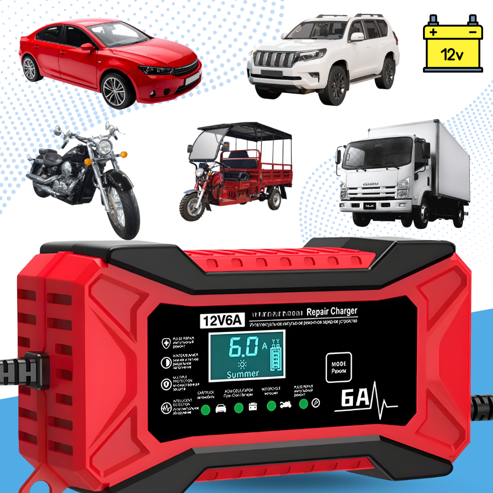 Smart 12V Batterilader - Ozerty