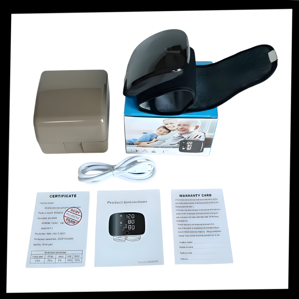 Smart Blodtrykksmåler for Håndleddet - Ozerty