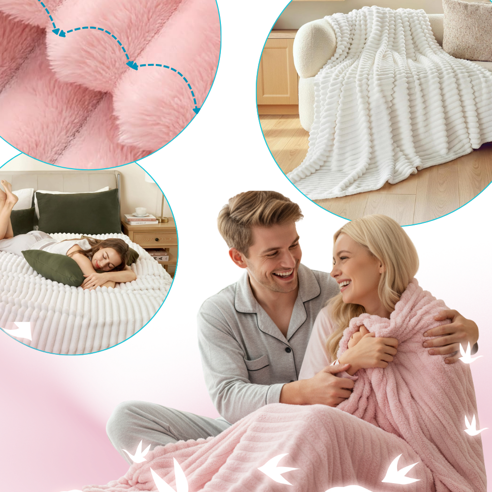 Mykt og Koselig Flanellpledd - Ozerty