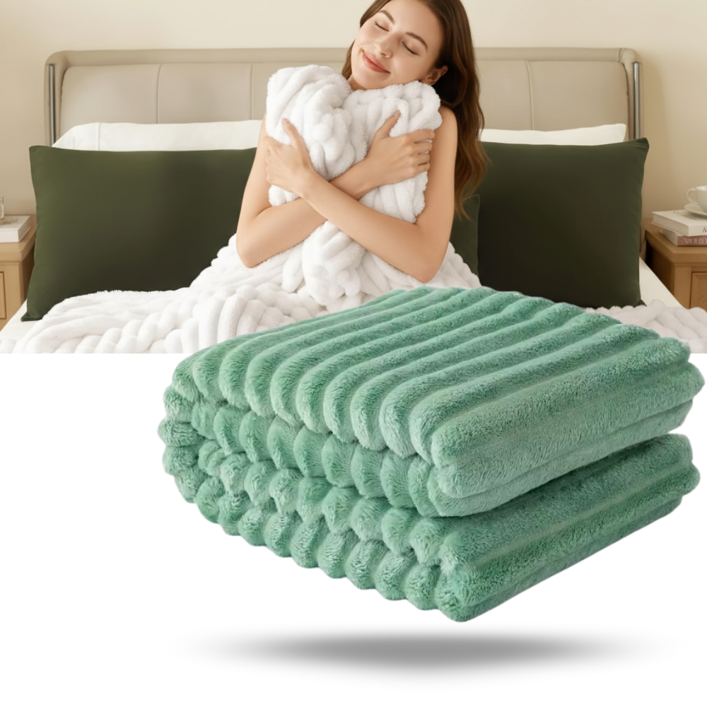 Mykt og Koselig Flanellpledd - Ozerty