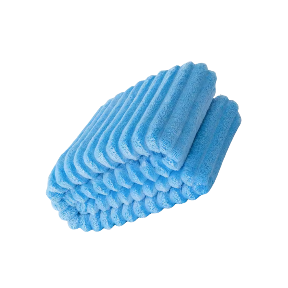 Mykt og Koselig Flanellpledd -Himmelblå - Ozerty