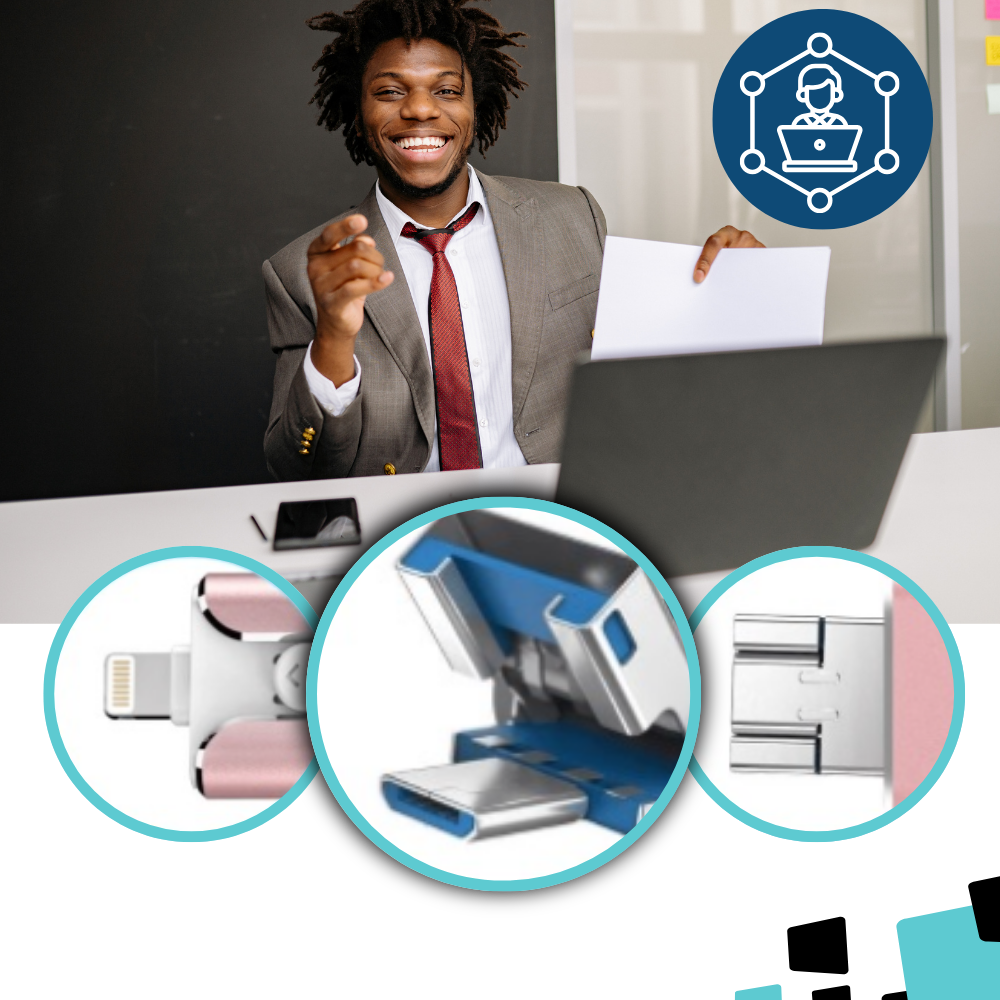 Høyhastighets 3-i-1 Minnepinne - Ozerty