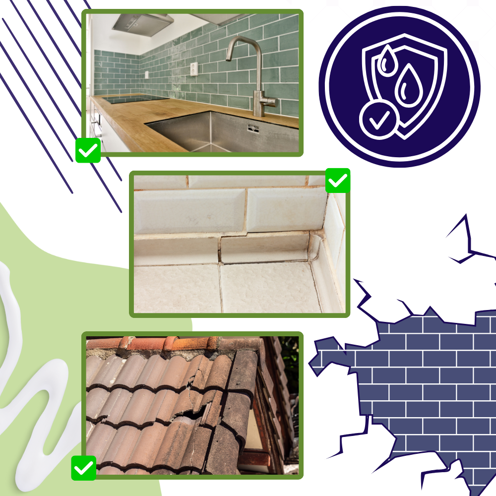 Vanntett Flislim med Sterk Vedheft - Ozerty