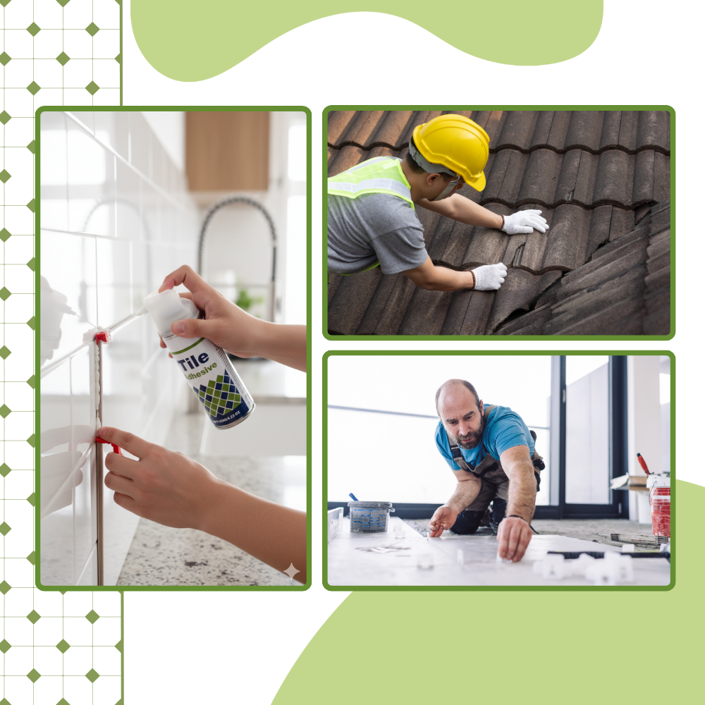 Vanntett Flislim med Sterk Vedheft - Ozerty