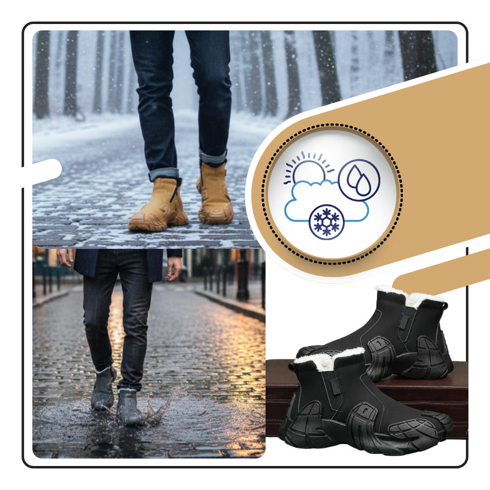 Stilige Vanntette Herrestøvler - Ozerty