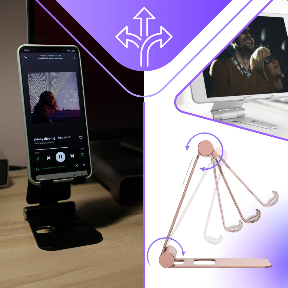 NO LONGER PRODUCING Swivel and foldable phone stand