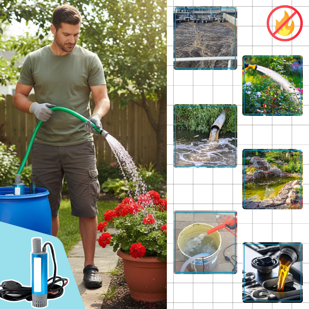 Universell Høyeffekts Væskepumpe - Ozerty