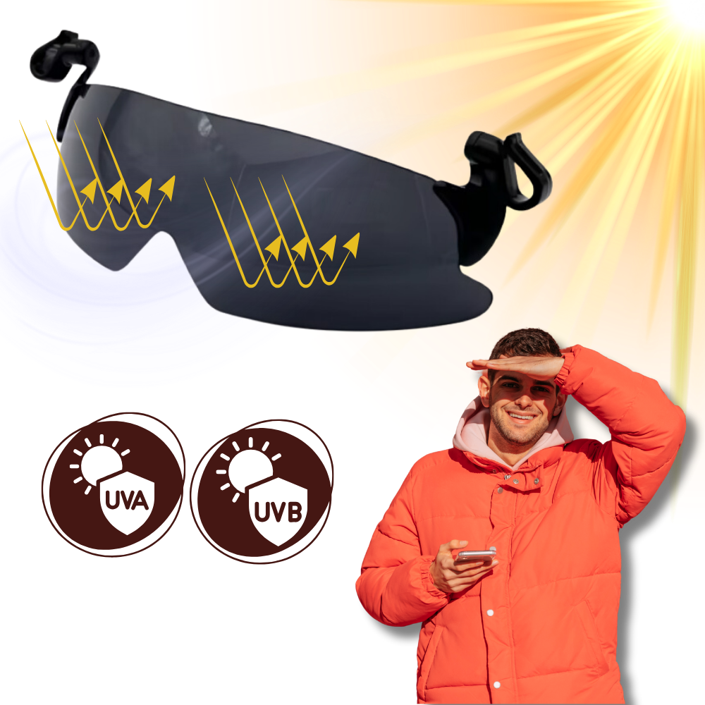 UV-beskyttede polariserte solbriller med klips

 - Ozerty