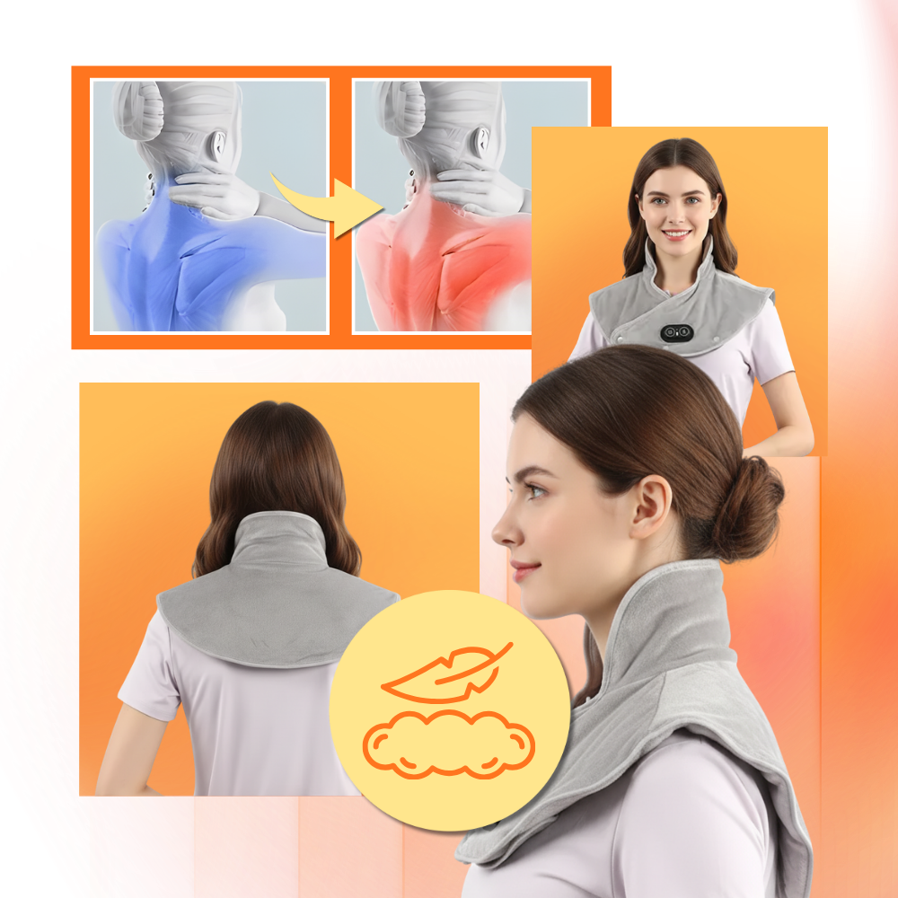 Varme- og Massasjeapparat I Minkfløyel - Ozerty