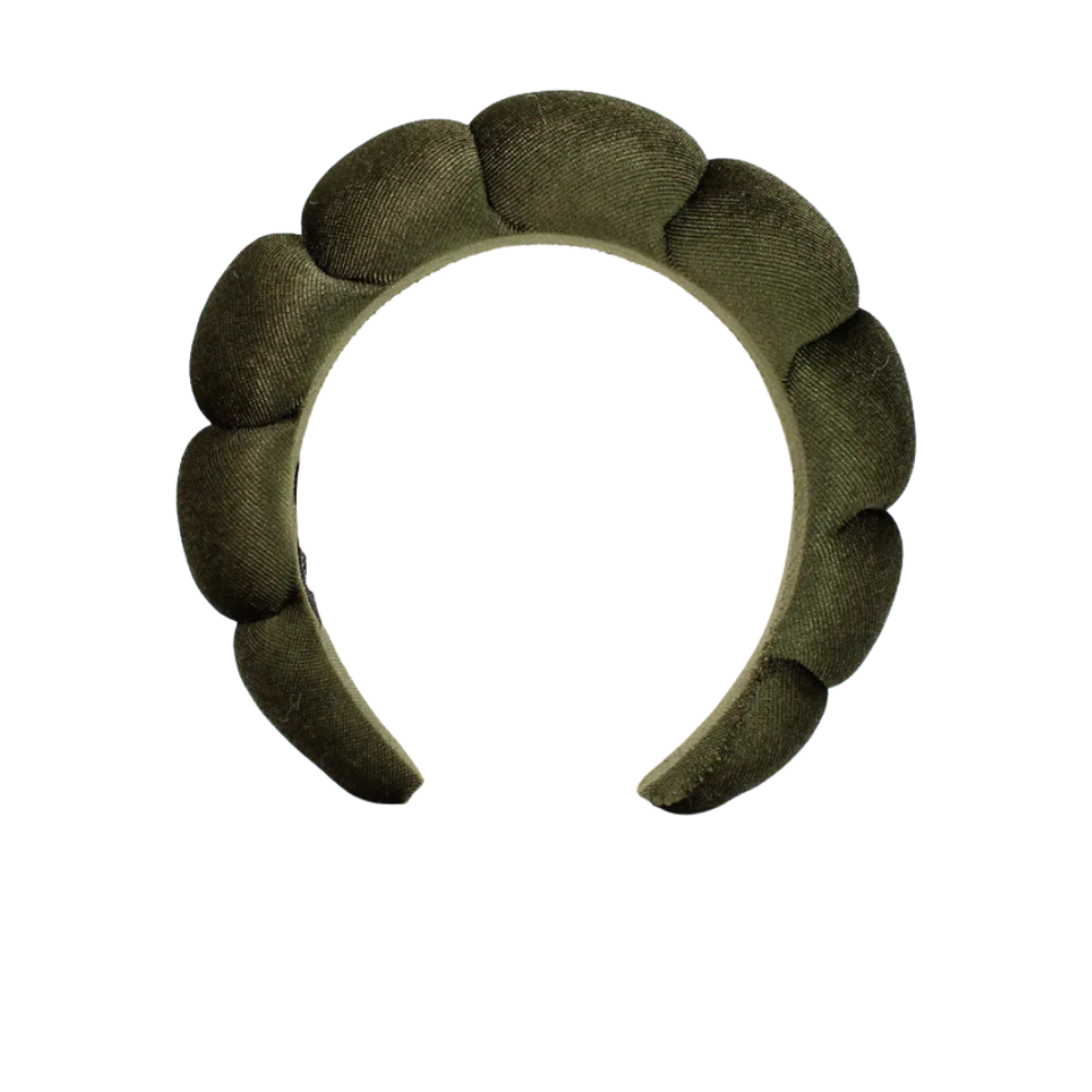 Fløyelshårbånd For Hudpleie -Armégrønn - Ozerty