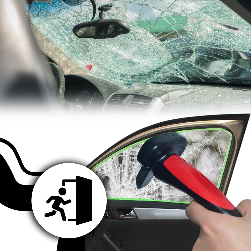 Allsidig sikkerhetshammer for bil - Ozerty